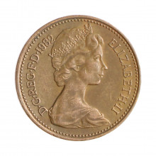 Moeda KM#927 1 Penny 1982 MBC Reino Unido Europa Bronze Ø20,3mm 3,56gr.