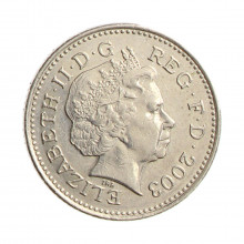 Moeda KM#989 10 Pence 2003 MBC+ Reino Unido Europa Cobre-níquel Ø24,5mm 6,5gr.