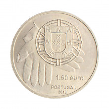 Moeda KM#795 1,5 Euro 2010 SOB/FC Portugal Europa Banco Alimentar contra a Fome Cupro Níquel Ø26,5mm 8gr.
