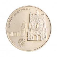 Moeda KM#792 2½ Euros 2009 SOB/FC Portugal Europa Mosteiro dos Hieronimitas Cupro Níquel Ø28mm 10gr.