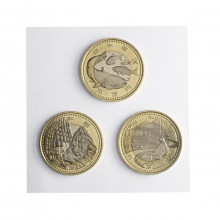 Set 3 Moedas 2011 FC Japão Ásia