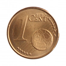 Moeda KM#740 1 Euro Cent 2012 FC Portugal Europa Aço Revestido de Cobre Ø16,25mm 2,3gr.