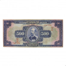 Cédula R-163B 500 Mil Réis 1932 Escassa BC/MBC