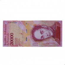 Cédula P#99c 20000 Bolivars 2017 Venezuela América FE