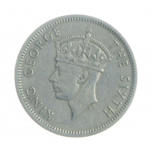 Moeda KM#21 6 Pence 1951 MBC Rodésia do Sul África Cupro-Níquel Ø19,3mm 2,83gr.