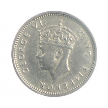 Moeda KM#16 3 Pence 1940 MBC Rodésia do Sul África Prata 0.925 Ø16mm 1,41gr.