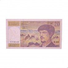 Cédula P#151f 20 Francs 1993 França Europa BC