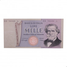 Cédula P#101f 1000 Liras 1979 Itália Europa SOB/FE