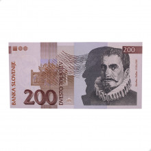 Cédula P#15c 200 Tolarjev 2001 Eslovênia Europa SOB/FE