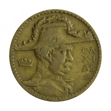 Moeda V-162 2000 Réis 1938 MBC Duque de Caxias Serrilhada Bronze Alumínio Ø26,5mm 9gr.*