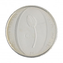 Moeda KM#316 5 Euros 2012 SOB Países Baixos Europa Tulipas - 400 anos de relações diplomáticas Países Baixos - Turquia C