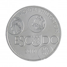 Moeda KM#803a 10 Euros 2010 FC Portugal Europa Série Ibero-Americana VIII - Moedas históricas Prata .500 Ø40mm 27gr.