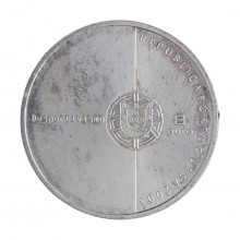 Moeda KM#752 8 Euros 2003 MBC Portugal Europa Valores do Futebol - Fair Play Prata .500 Ø36mm 21,1gr.