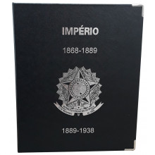 Coleção Álbuns de Luxo para Moedas do Brasil 1848 - 2023