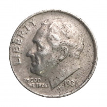 Km#195A 1 Dime 1988 P MBC Estados Unidos América