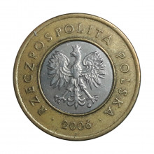 Y#283 2 Zlote 2007 MBC Polônia Europa