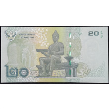 P#118 20 Baht 2013 FE Tailândia Ásia