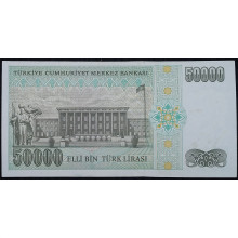 P#204 50000 Lira 1995 SOB/FE Turquia Ásia