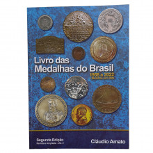 Catálogo Livro das Medalhas do Brasil 1596 a 2022 Claudio Amato 2ª Edição