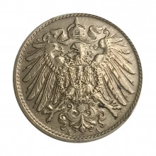 KM#12 10 Pfennig 1907 A  MBC+ Alemanha Império Europa