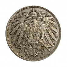 KM#12 10 Pfennig 1906 A  MBC+ Alemanha Império Europa