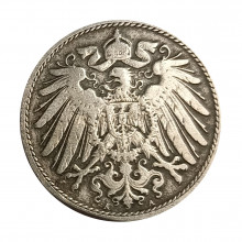 KM#12 10 Pfennig 1900 A  MBC Alemanha Império Europa