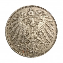 KM#12 10 Pfennig 1900 A  MBC Alemanha Império Europa