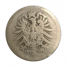 KM#4 10 Pfennig 1874 UTG Alemanha Império Europa
