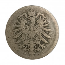 KM#4 10 Pfennig 1874 F BC Alemanha Império Europa