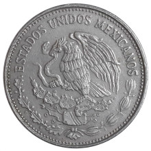 Km#495 50 Pesos  1985 MBC+ México América