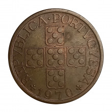 Km#596 50 Escudos 1970 MBC Portugal Europa