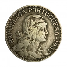 Km#578 1 Escudo 1951 MBC+ Portugal Europa