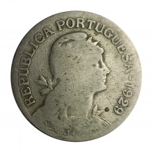 Km#578 1 Escudo 1929 BC Portugal Europa