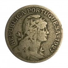Km#578 1 Escudo 1927 BC Portugal Europa