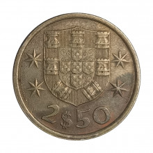 Km#590 2,50 Escudos 1981 BC Portugal Europa
