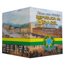 Álbum para Cédulas Por Tipo República do Brasil Cruzeiro Novo e Cruzeiro 1967 - 1986