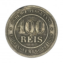 V-036 100 Réis 1889 MBC