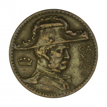 Moeda V-162a 2000 Réis 1938 MBC Duque de Caxias Poligonal Bronze Alumínio Ø26,5mm 9gr.