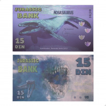 Fantasia 15 Din 2015 FE Mosasaurus Jurassic Bank Polímero
