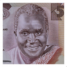 P#25d 5 Kwacha 1980-1988 FE Zâmbia África