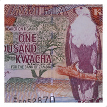 P#40a 1000 Kwacha 1992 SOB/FE Zâmbia  África