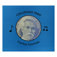 Folder Encarte para Cédula de 5000 Cruzeiros 1990