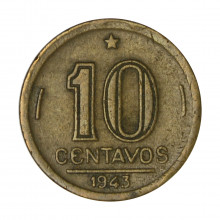 V-179 10 Centavos 1943