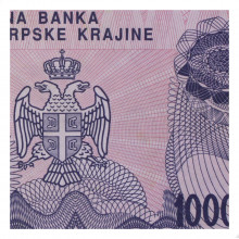 P#R33a 100000 Dinara 1993 MBC Croácia Europa