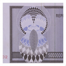 P#R11a 5000000 Dinara 1993 SOB Croácia Europa