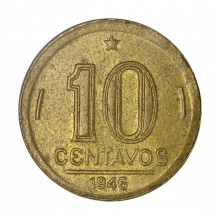 V-182 10 Centavos 1946 Sem Sigla