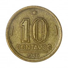 V-182 10 Centavos 1946 Sem Sigla