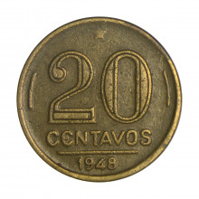 V-190 20 Centavos 1948 MBC