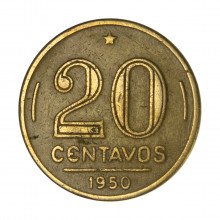 V-208 20 Centavos 1950 