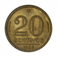 V-207 20 Centavos 1949 
